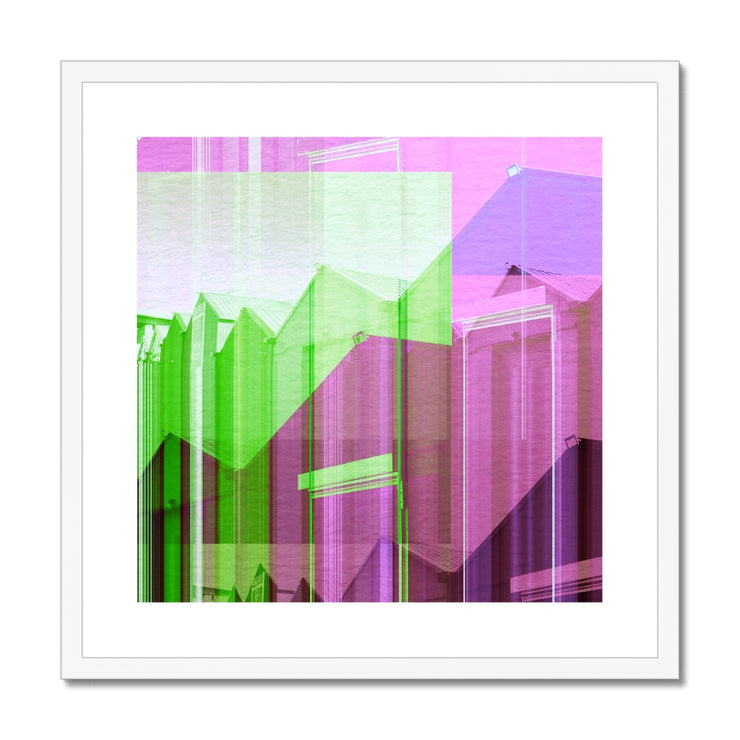 Buildings at Port Edgar A1 Framed & Mounted Print