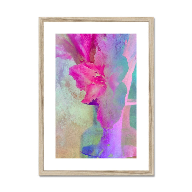 Gladiolas A1 Framed & Mounted Print