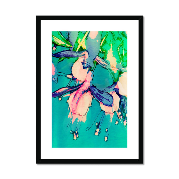 Fuchsias A1 Framed & Mounted Print