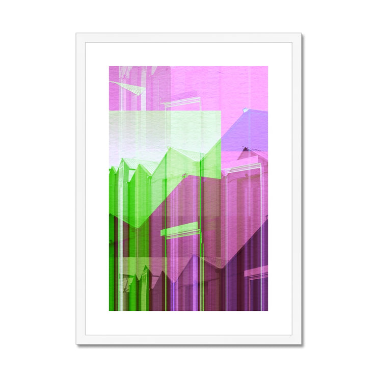 Buildings at Port Edgar A1 Framed & Mounted Print