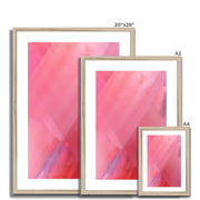 Brushstrokes B4 Framed & Mounted Print