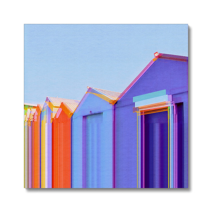 Buildings at Port Edgar B5 Canvas