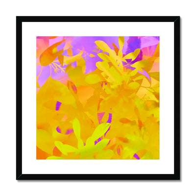 Leaves E1 Framed & Mounted Print