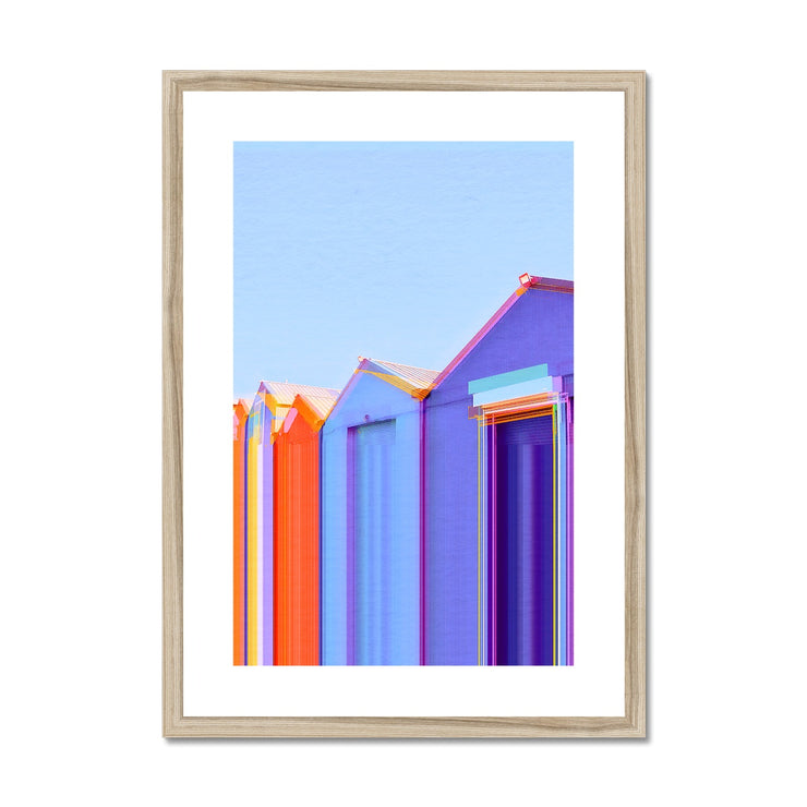 Buildings at Port Edgar B5 Framed & Mounted Print