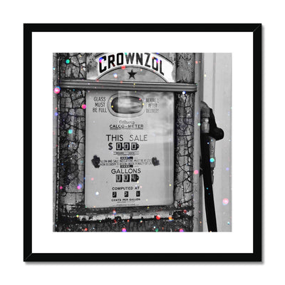 Old Petrol Pump A2 Framed & Mounted Print