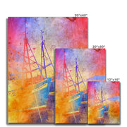 Fishing Boats A2 Canvas