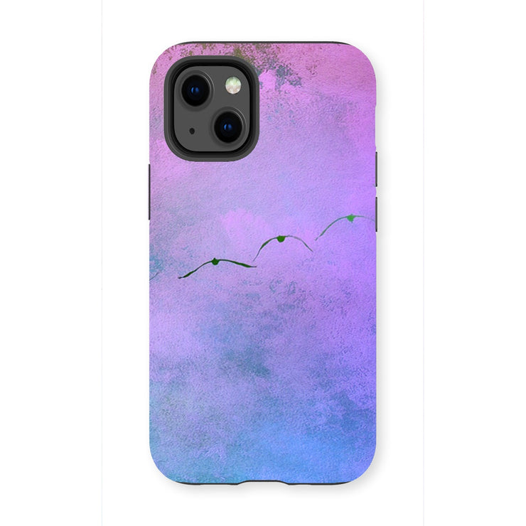 Pelicans in Flight A4 Tough Phone Case