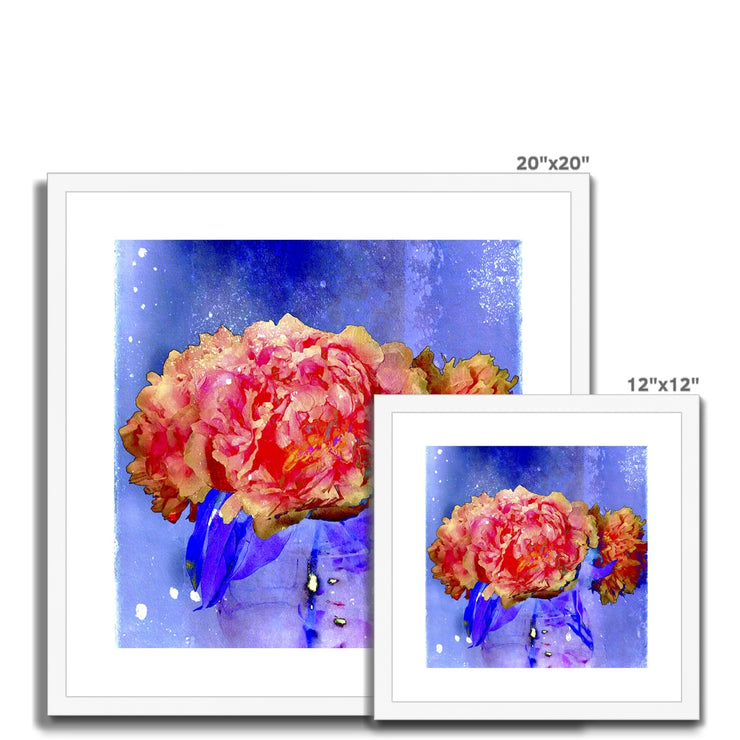 Peony D1 Framed & Mounted Print