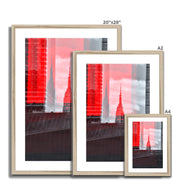 Empire State Building A6 Framed & Mounted Print