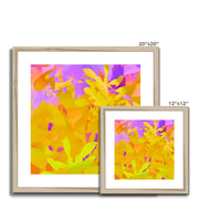 Leaves E1 Framed & Mounted Print