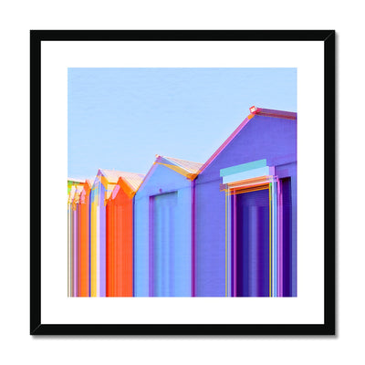 Buildings at Port Edgar B5 Framed & Mounted Print