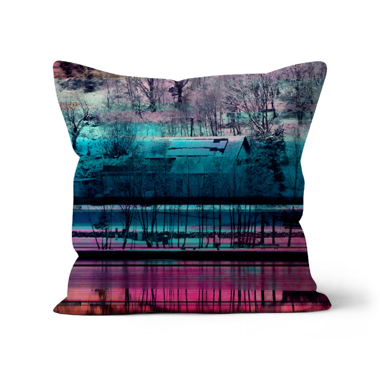 Winter at Loch Long A1 Cushion