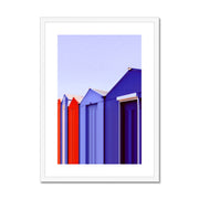 Buildings at Port Edgar B2 Framed & Mounted Print