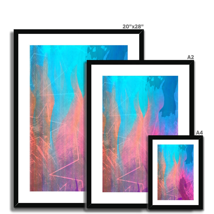 Magic Flames B3 Framed & Mounted Print