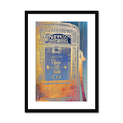 Old Petrol Pump A1 Framed & Mounted Print