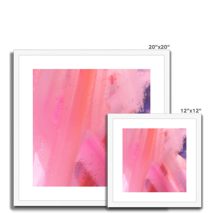 Brushstrokes B2 Framed & Mounted Print