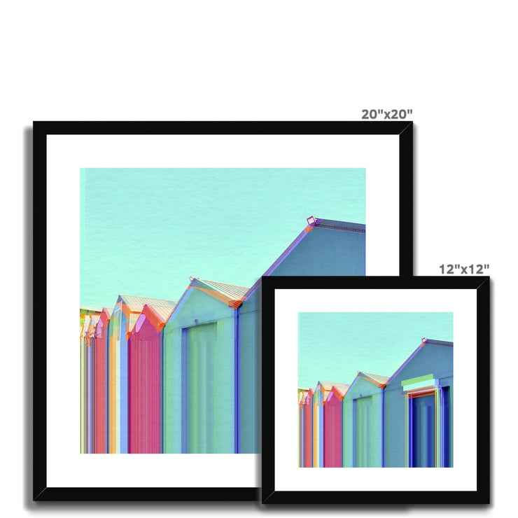 Buildings at Port Edgar B1 Framed & Mounted Print