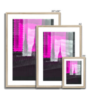 Empire State Building A7 Framed & Mounted Print