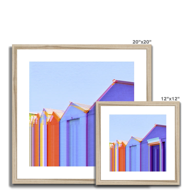 Buildings at Port Edgar B5 Framed & Mounted Print