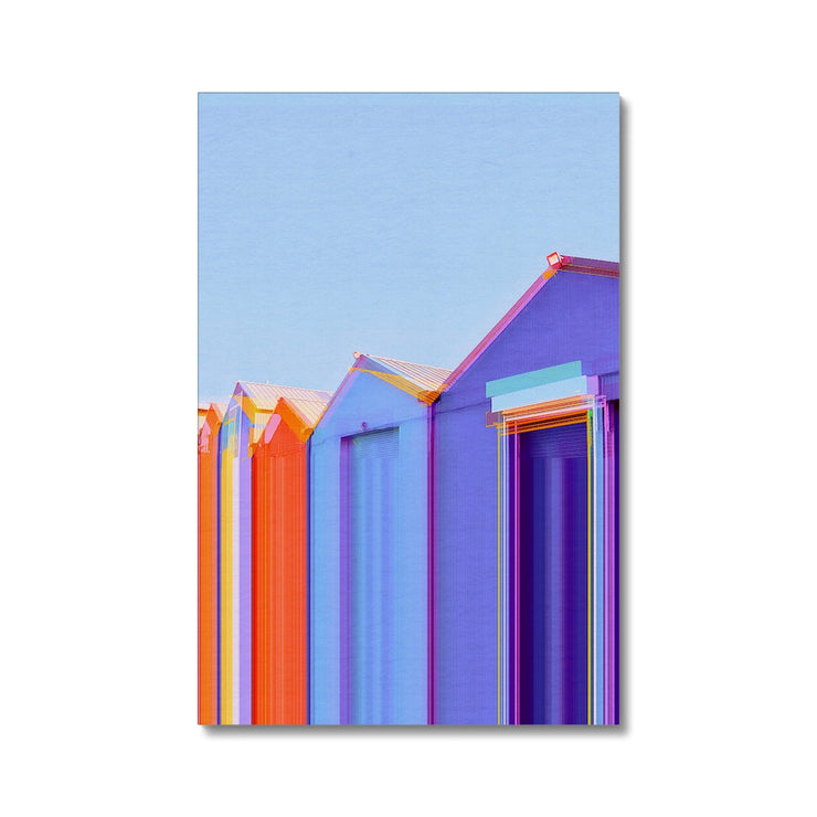 Buildings at Port Edgar B5 Canvas