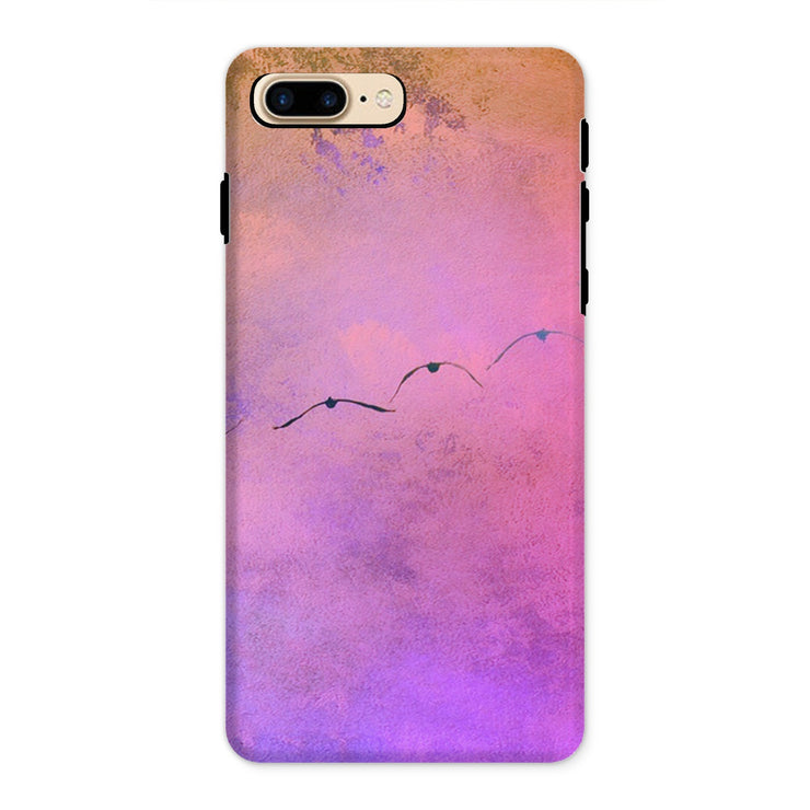 Pelicans in Flight A1 Tough Phone Case