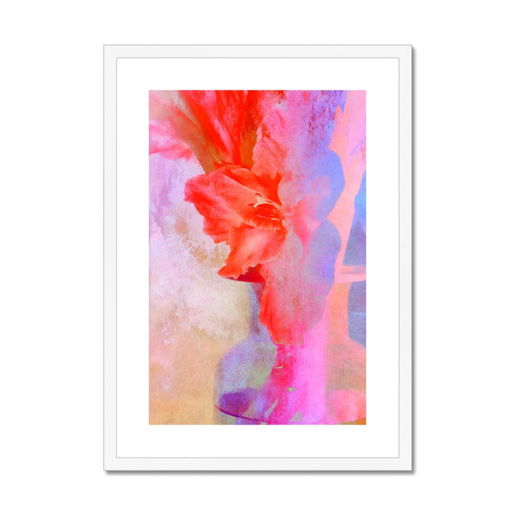 Gladiolas A2 Framed & Mounted Print