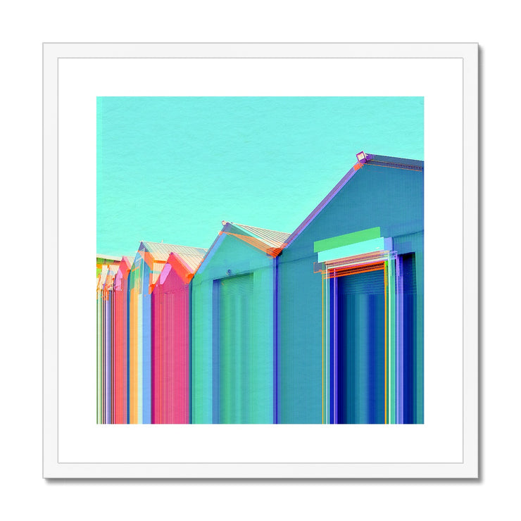 Buildings at Port Edgar B1 Framed & Mounted Print