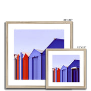 Buildings at Port Edgar B2 Framed & Mounted Print