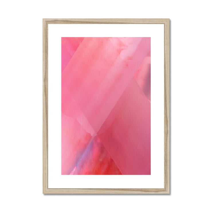 Brushstrokes B4 Framed & Mounted Print