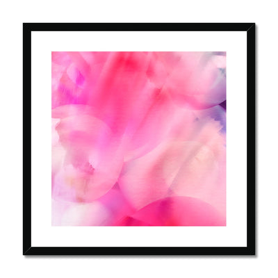 Flower Abstract A1 Framed & Mounted Print