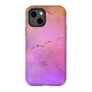 Pelicans in Flight A1 Tough Phone Case