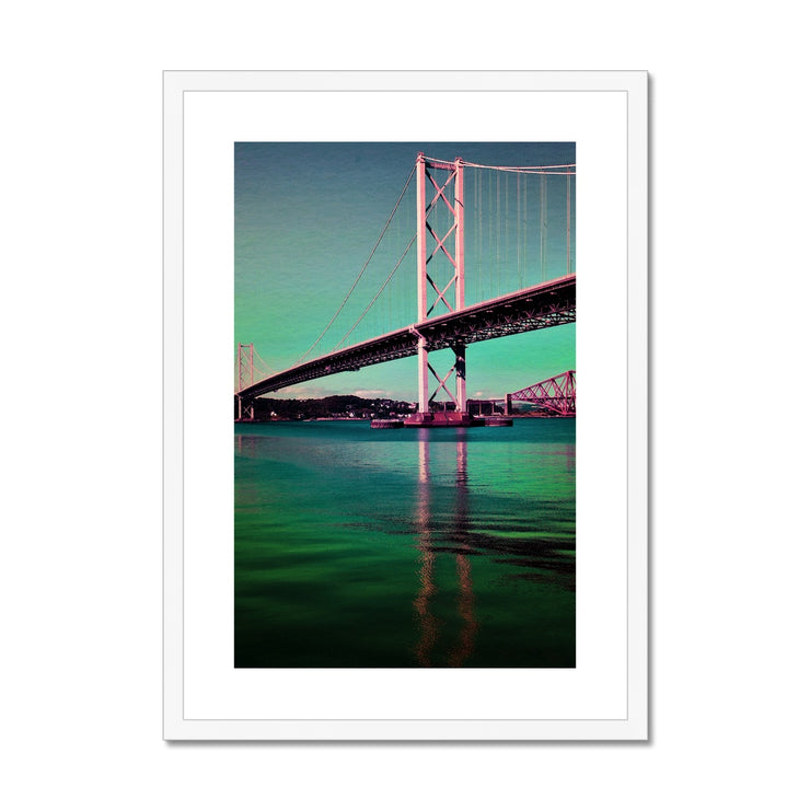 Forth Road Bridges C1 Framed & Mounted Print