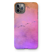 Pelicans in Flight A1 Tough Phone Case