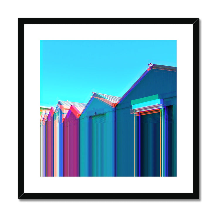 Buildings at Port Edgar B4 Framed & Mounted Print