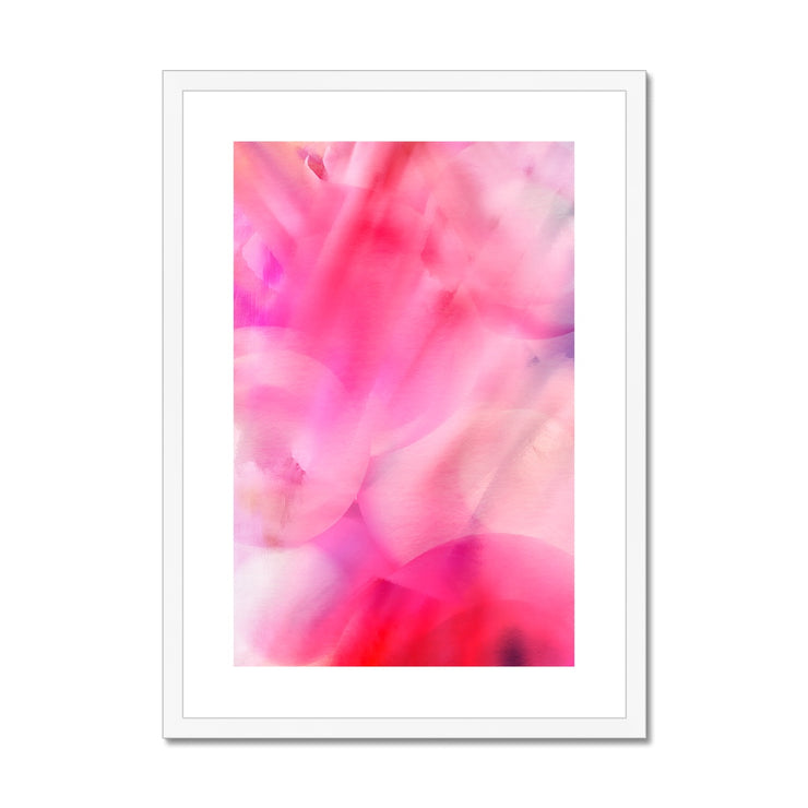 Flower Abstract A1 Framed & Mounted Print