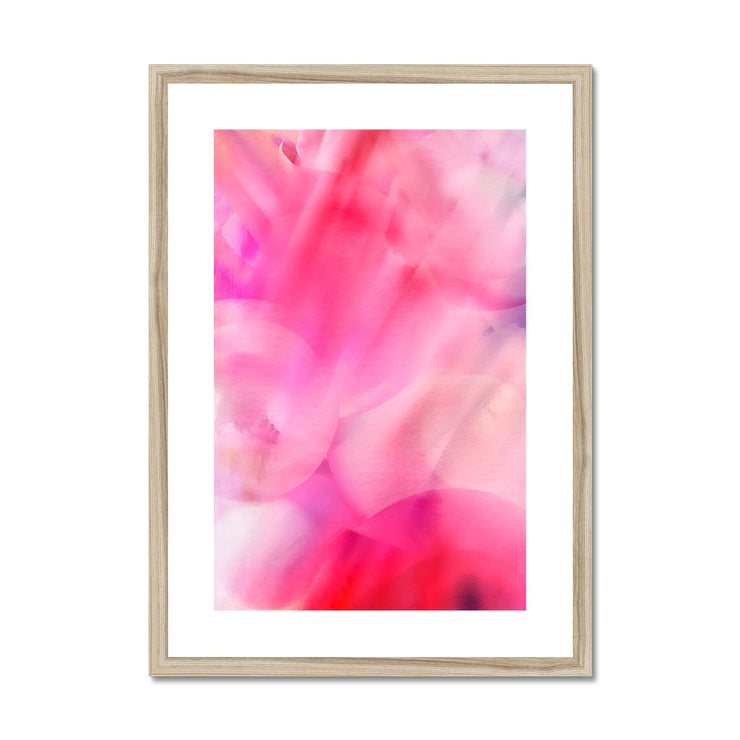 Flower Abstract A1 Framed & Mounted Print