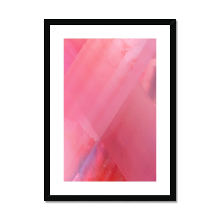 Brushstrokes B4 Framed & Mounted Print