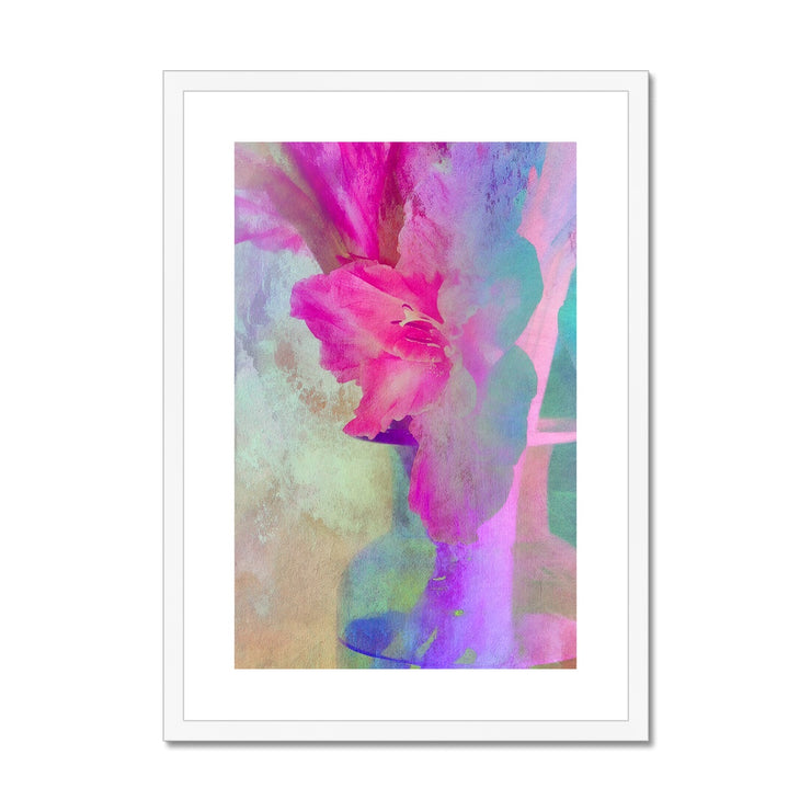 Gladiolas A1 Framed & Mounted Print