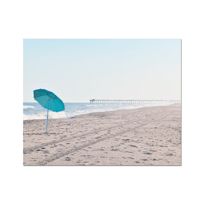 Parasol on Kure Beach B1 Hahnemühle Photo Rag Print