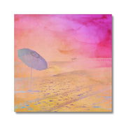 Parasol on Kure Beach A4 Canvas