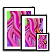 Candy Strips A4 Framed & Mounted Print