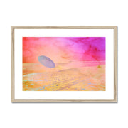 Parasol on Kure Beach A4 Framed & Mounted Print