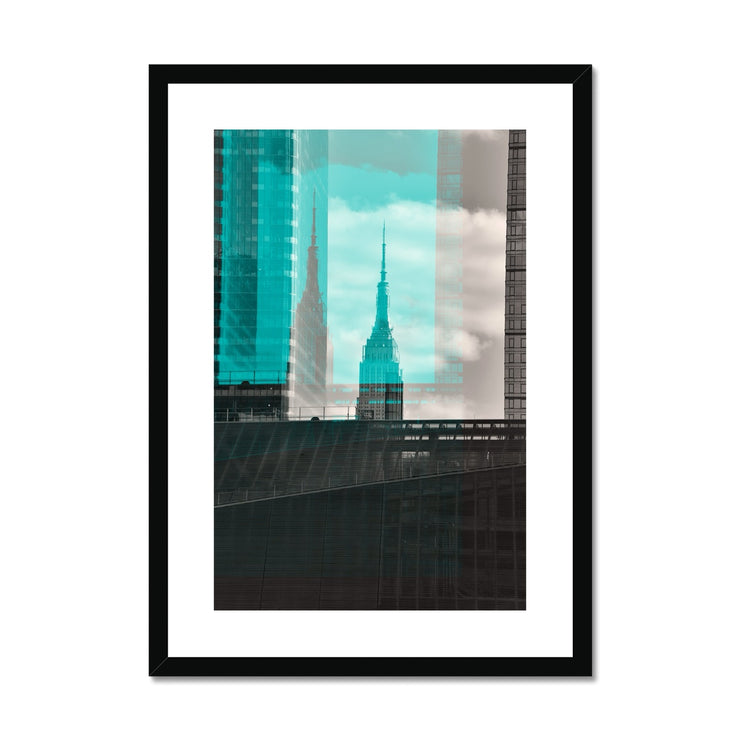 Empire State Building A3 Framed & Mounted Print