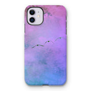 Pelicans in Flight A4 Tough Phone Case