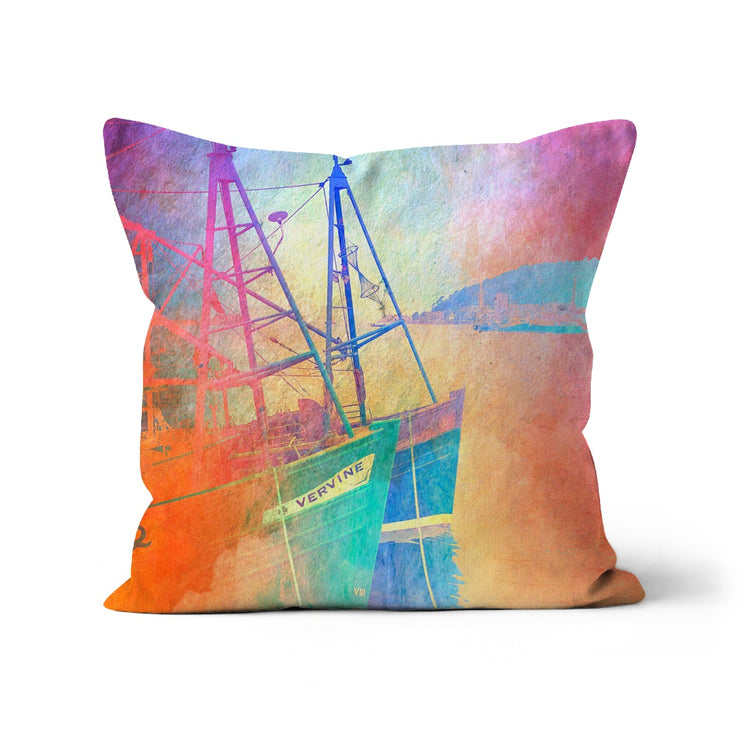 Fishing Boats A5 Cushion