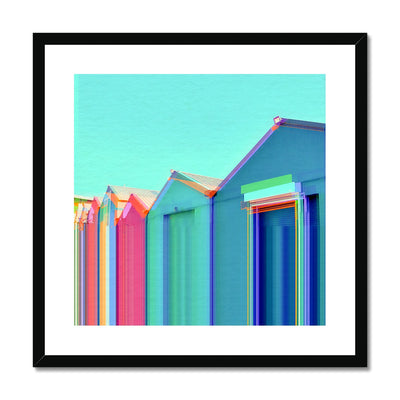 Buildings at Port Edgar B1 Framed & Mounted Print