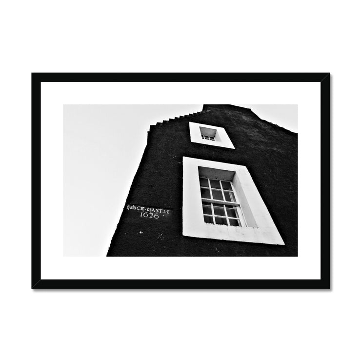 Black Castle A1 Framed & Mounted Print