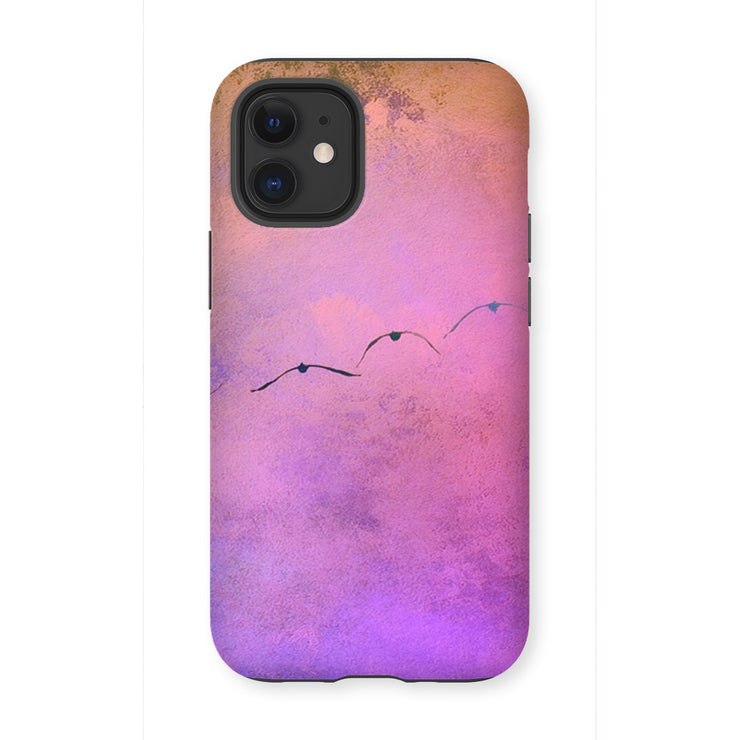 Pelicans in Flight A1 Tough Phone Case