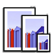 Buildings at Port Edgar B2 Framed & Mounted Print