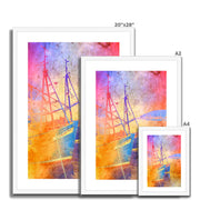 Fishing Boats A2 Framed & Mounted Print